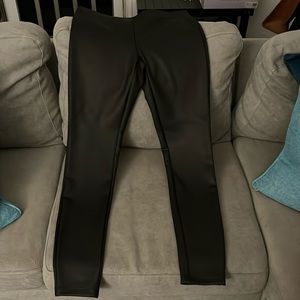Express faux leather leggings